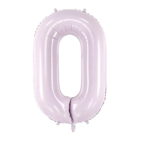Balon foliowy Cyfra ''0'', 72cm, fiolet