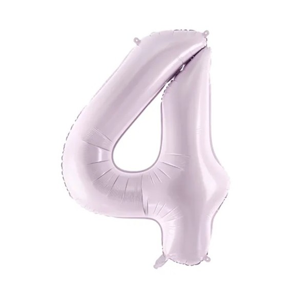 Balon foliowy Cyfra ''4'', 72cm, fiolet
