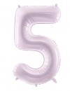 Balon foliowy Cyfra ''5'', 72cm, fiolet