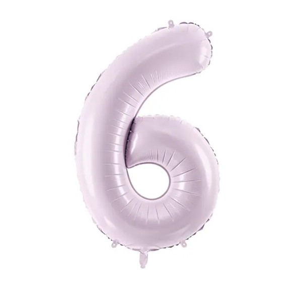 Balon foliowy Cyfra ''6'', 72cm, fiolet
