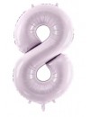 Balon foliowy Cyfra ''8'', 72cm, fiolet