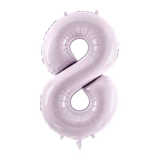 Balon foliowy Cyfra ''8'', 72cm, fiolet