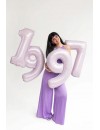 Balon foliowy Cyfra ''9'', 72cm, fiolet