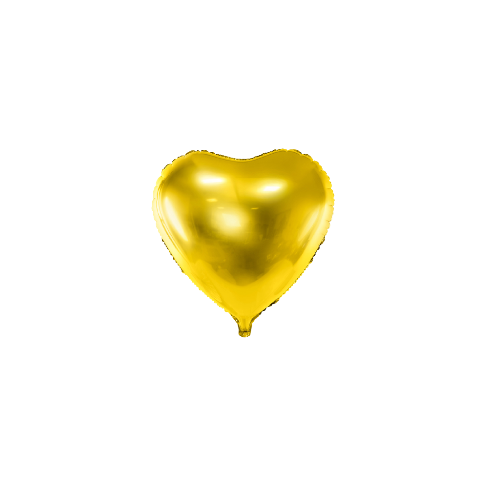 Balon foliowy serce złote