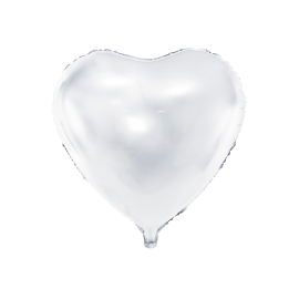 Balon foliowy serce białe