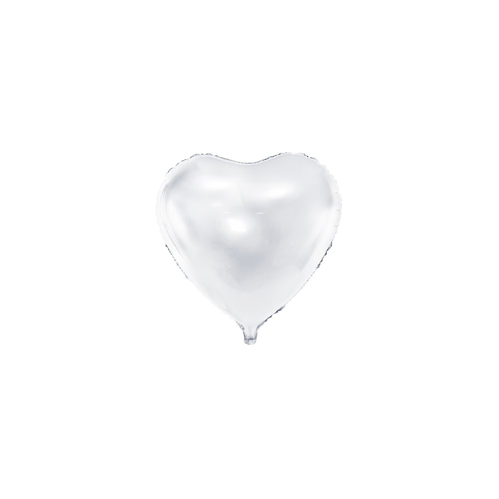 Balon foliowy serce białe