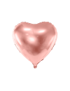 Balon foliowy serce złoty róż