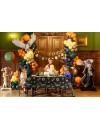 Balon foliowy Harry Potter Hedwiga, 112x78 cm, jasny kremowy