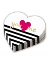 Serwetki serce you love me , 32x32 cm