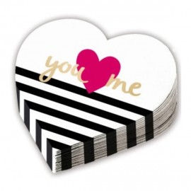 Serwetki serce you love me...