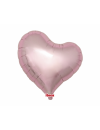 Balon foliowy serce Sweet 18", Metallic Light Pink