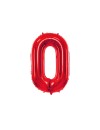 Balon foliowy Cyfra ''0'', 86cm czerwony