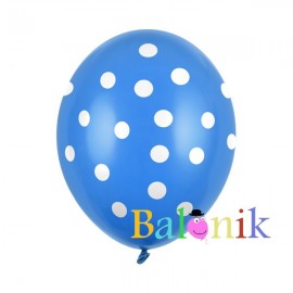 Balon lateksowy niebieski -...