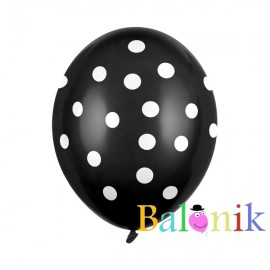 Balon lateksowy czarny -...