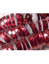 Serpentyny holograficzne, czerwony, 3,8m
