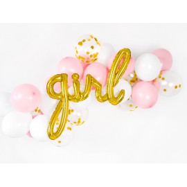 Balon foliowy girl złoty