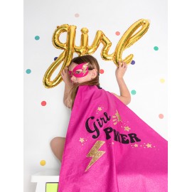 Balon foliowy girl złoty