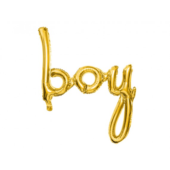 Balon foliowy boy złoty