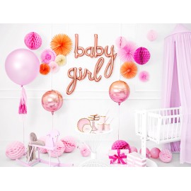 Balon foliowy baby złoty róż