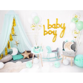 Balon foliowy baby złoty