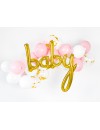 Balon foliowy baby złoty