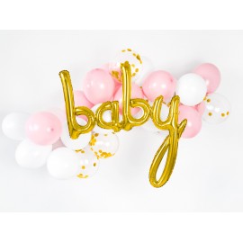 Balon foliowy baby złoty