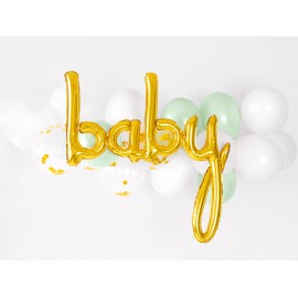 Balon foliowy baby złoty