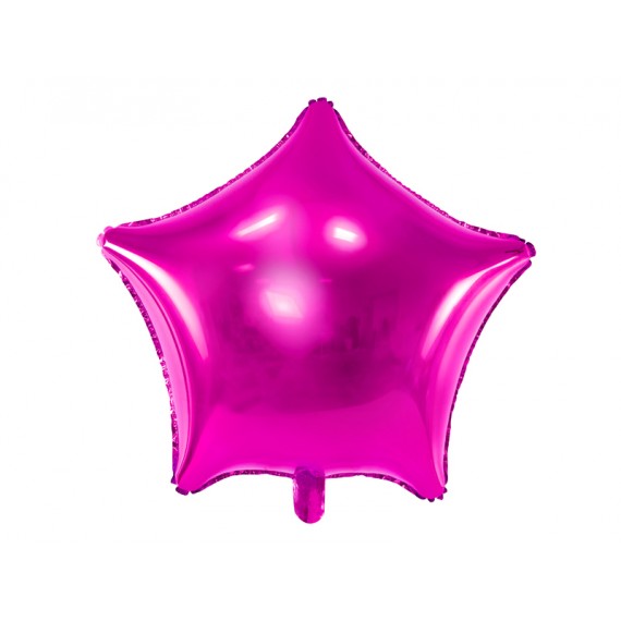 Balon foliowy Gwiazdka, różowy