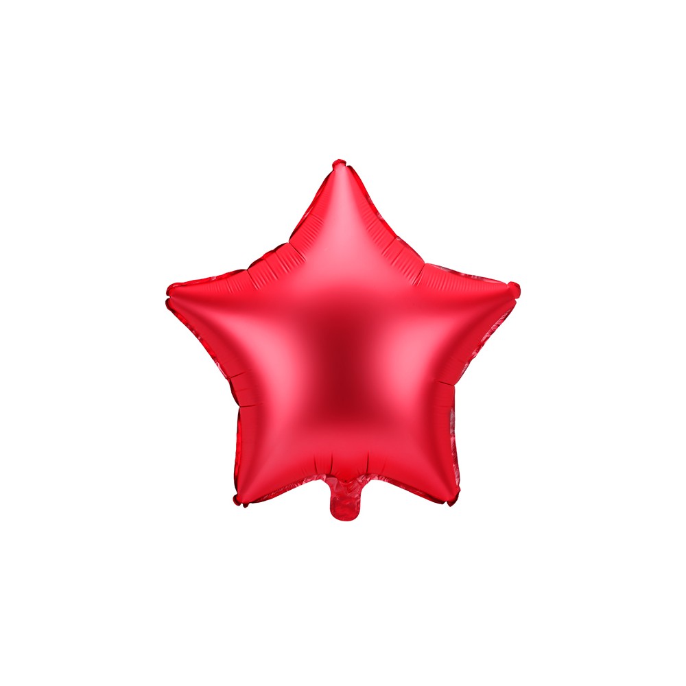 Balon foliowy Gwiazdka, czerwony