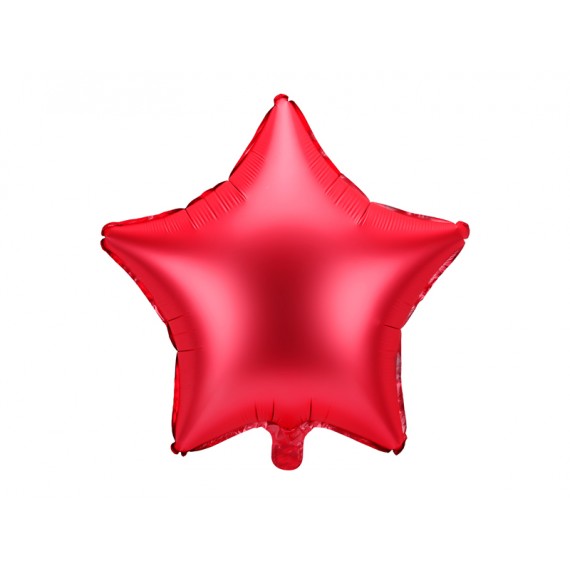 Balon foliowy Gwiazdka, czerwony