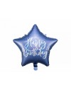 Balon foliowy Happy Birthday, granat