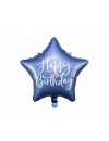 Balon foliowy Happy Birthday, granat