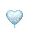 Balon foliowy Mom to Be, niebieski