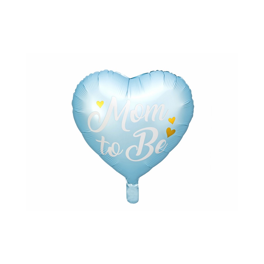 Balon foliowy Mom to Be, niebieski