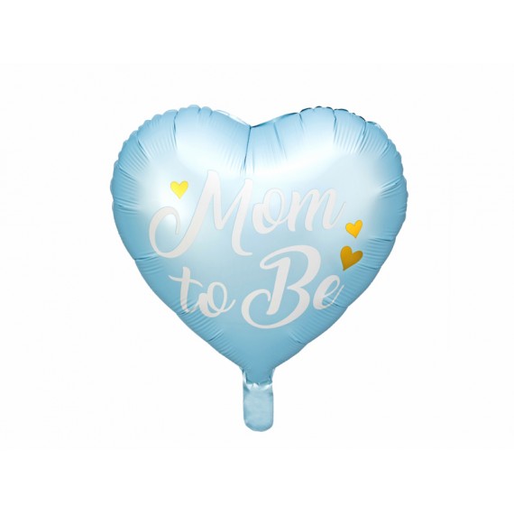 Balon foliowy Mom to Be, niebieski