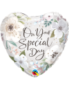 Balon foliowy serce On your special day 18"