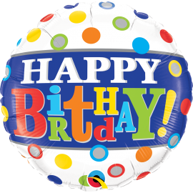 Balon foliowy okrągły Happy...