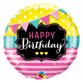 Balon foliowy okrągły Happy...