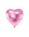 Balon foliowy serce jasny róż