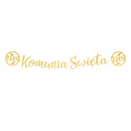 Banner Komunijny Komunia Święta 150 cm