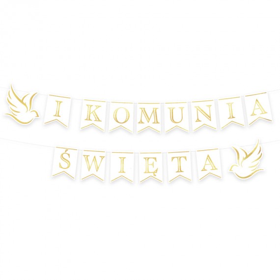 Banner Komunijny I Komunia Święta 250 cm
