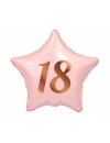 Balon foliowy gwiazda 18 różowa