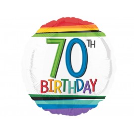 Balon foliowy okrągły 70th...