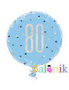 Balon foliowy okrągły 80 błękitny