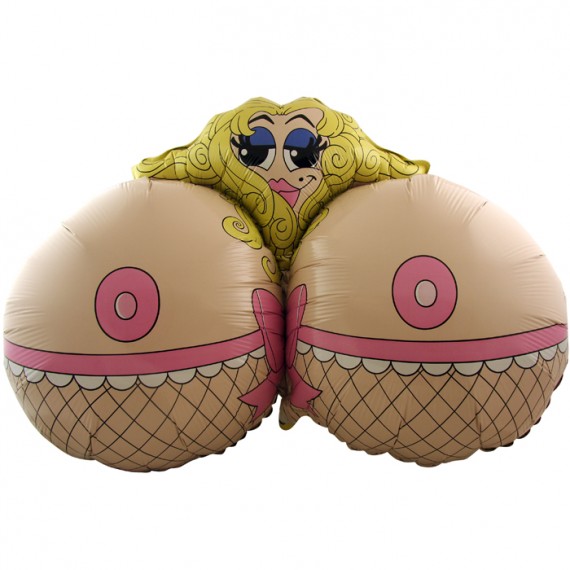 Balon foliowy Mrs. BOOBIES - 86 cm