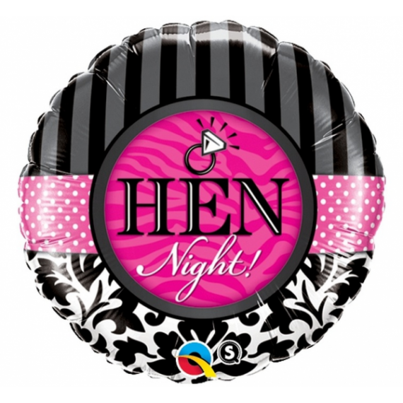 Balon foliowy okrągły Hen night