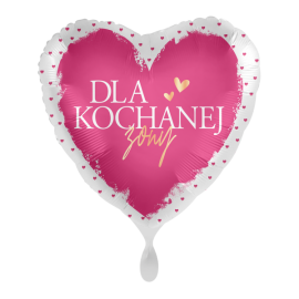 Balon foliowy serce "dla...