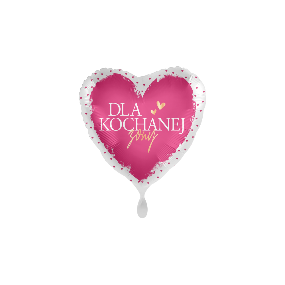 Balon foliowy serce "dla Kochanej Żony"
