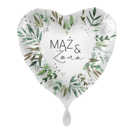 Balon foliowy serce "MĄŻ &...