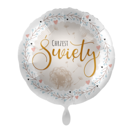 Balon foliowy koło "Chrzest...